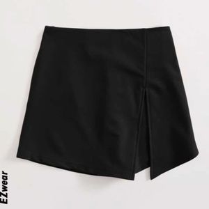 SHEIN EZwear Plus Split Hem Skort
